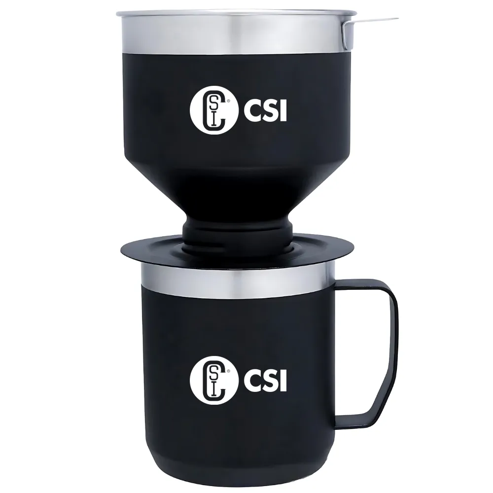 Pour Over Coffee Maker & Mug Set 4