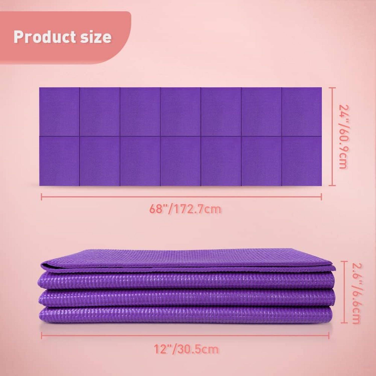 4Mm Pvc Foldable Yoga Mat 3