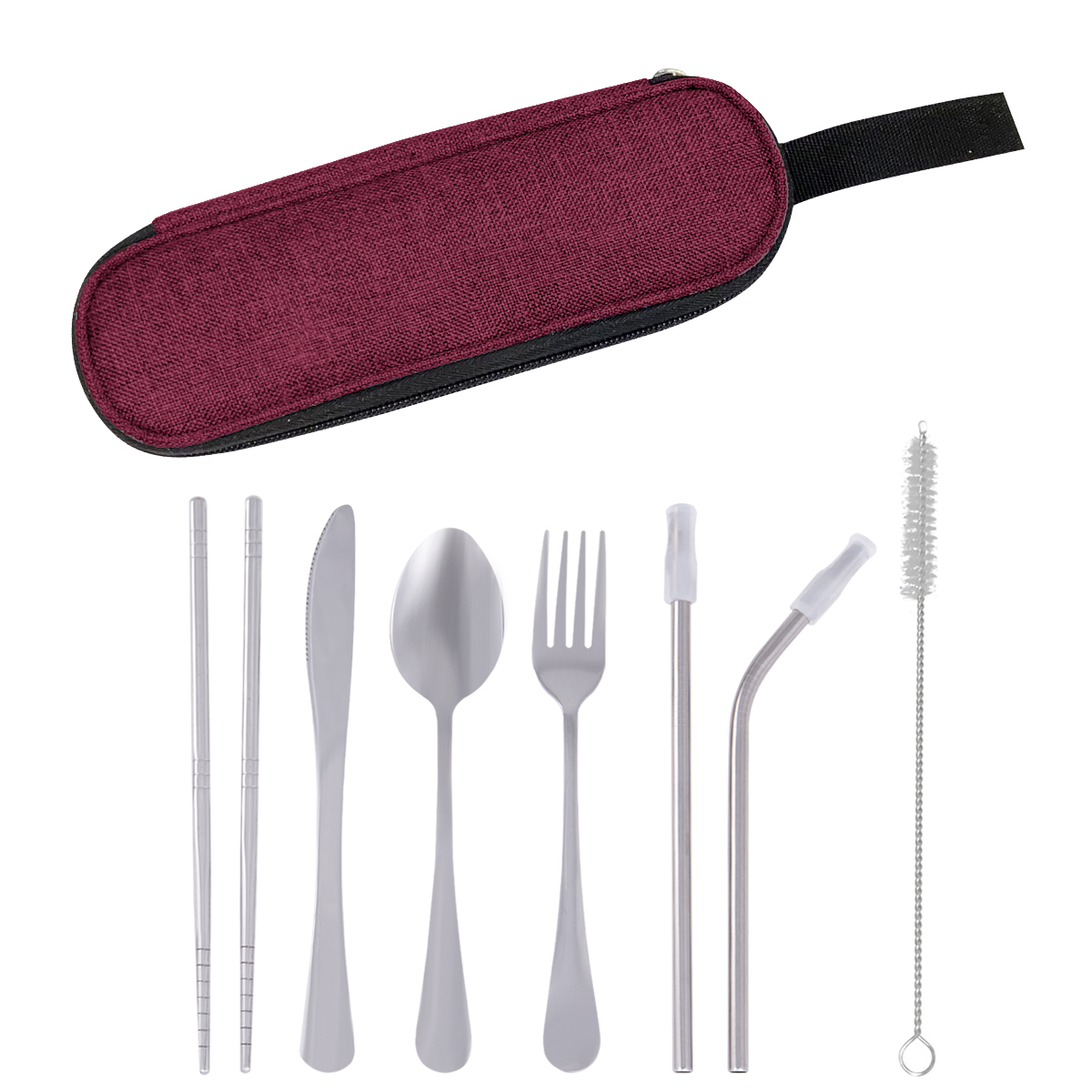 Stainless Steel Cutlery Set In Pouch 8