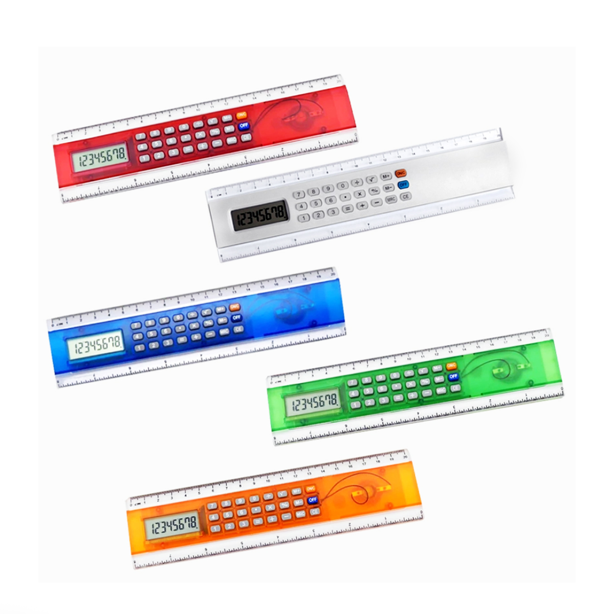 2 in 1 Function Dual Scale Ruler with Electronic Calculator 4
