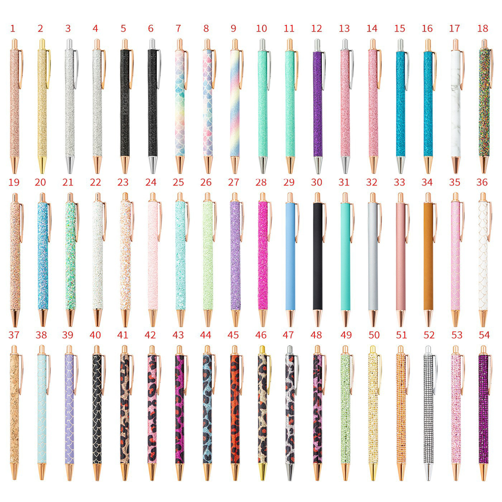 Glitter Metal Ballpoint Pen 2