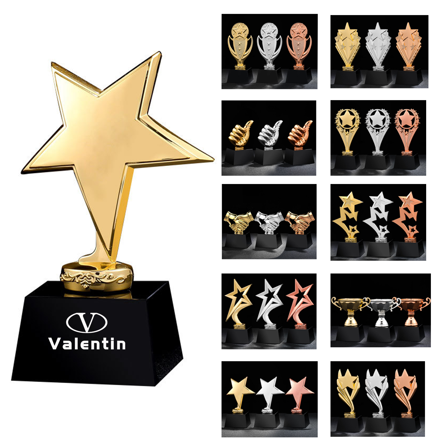 Gold Award Trophy 2