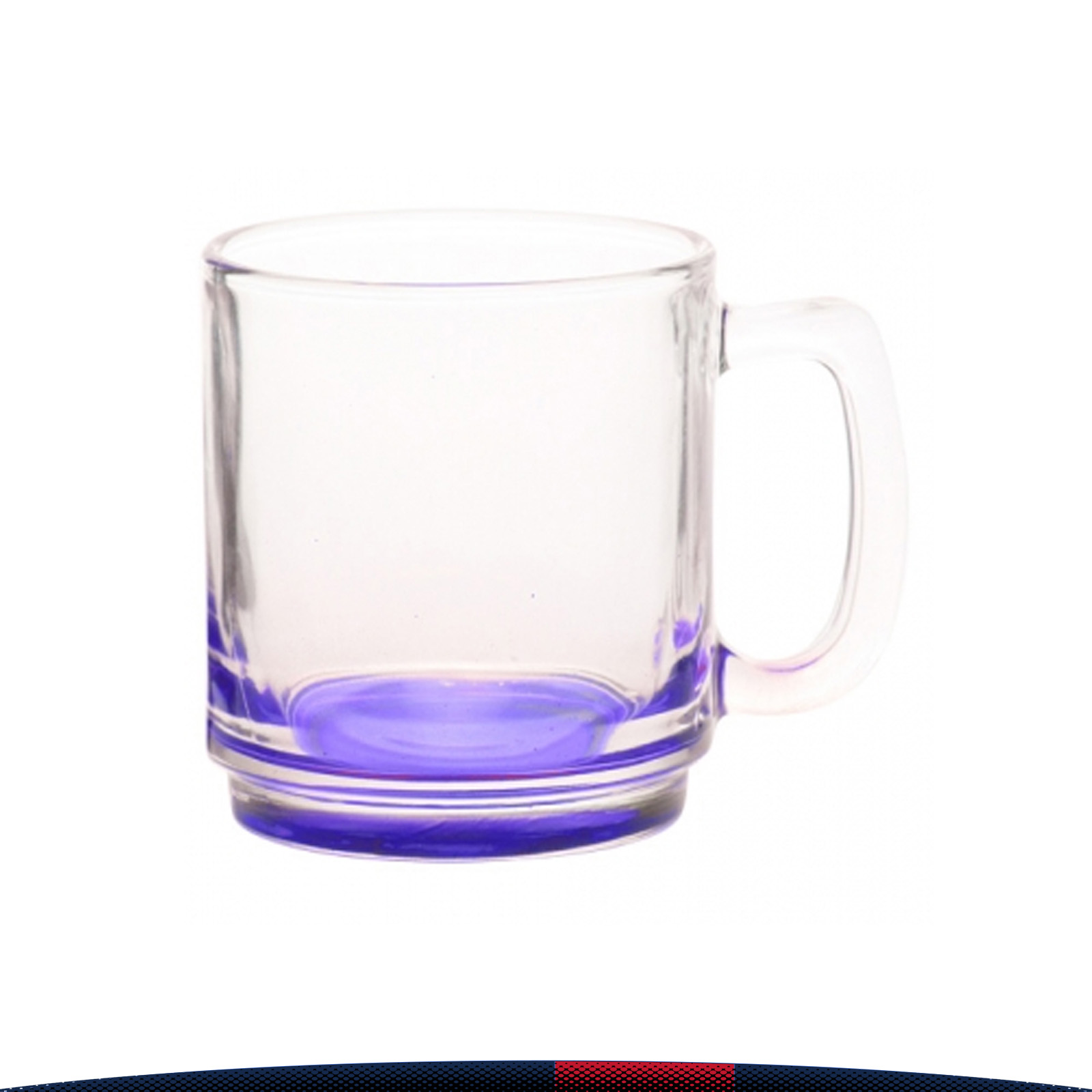 9 oz. Translucent Glass Coffee Mugs 7