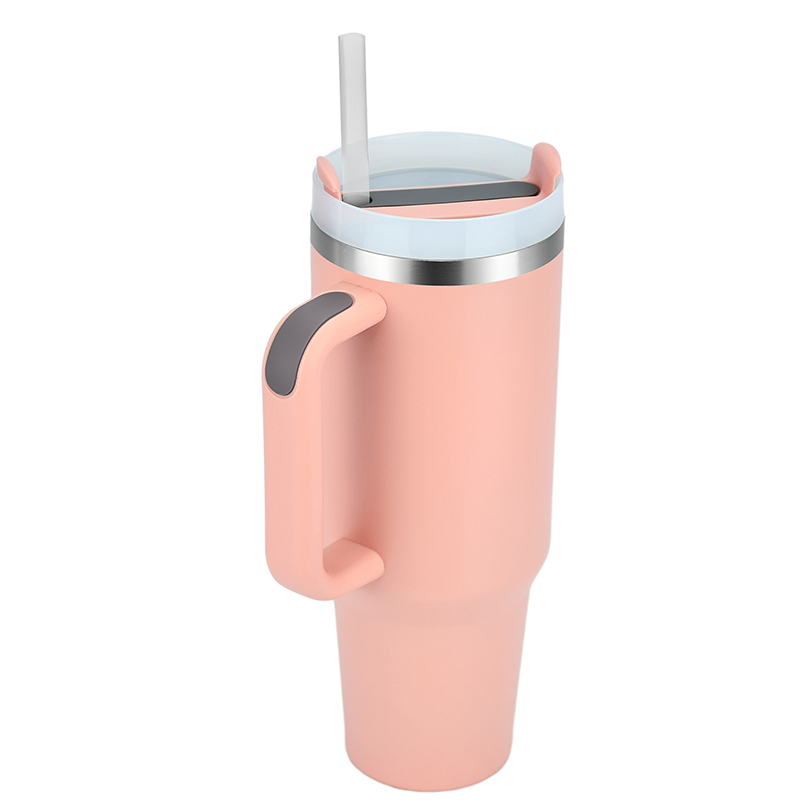 40oz Stainless Steel Insulated Tumbler with Handle 2