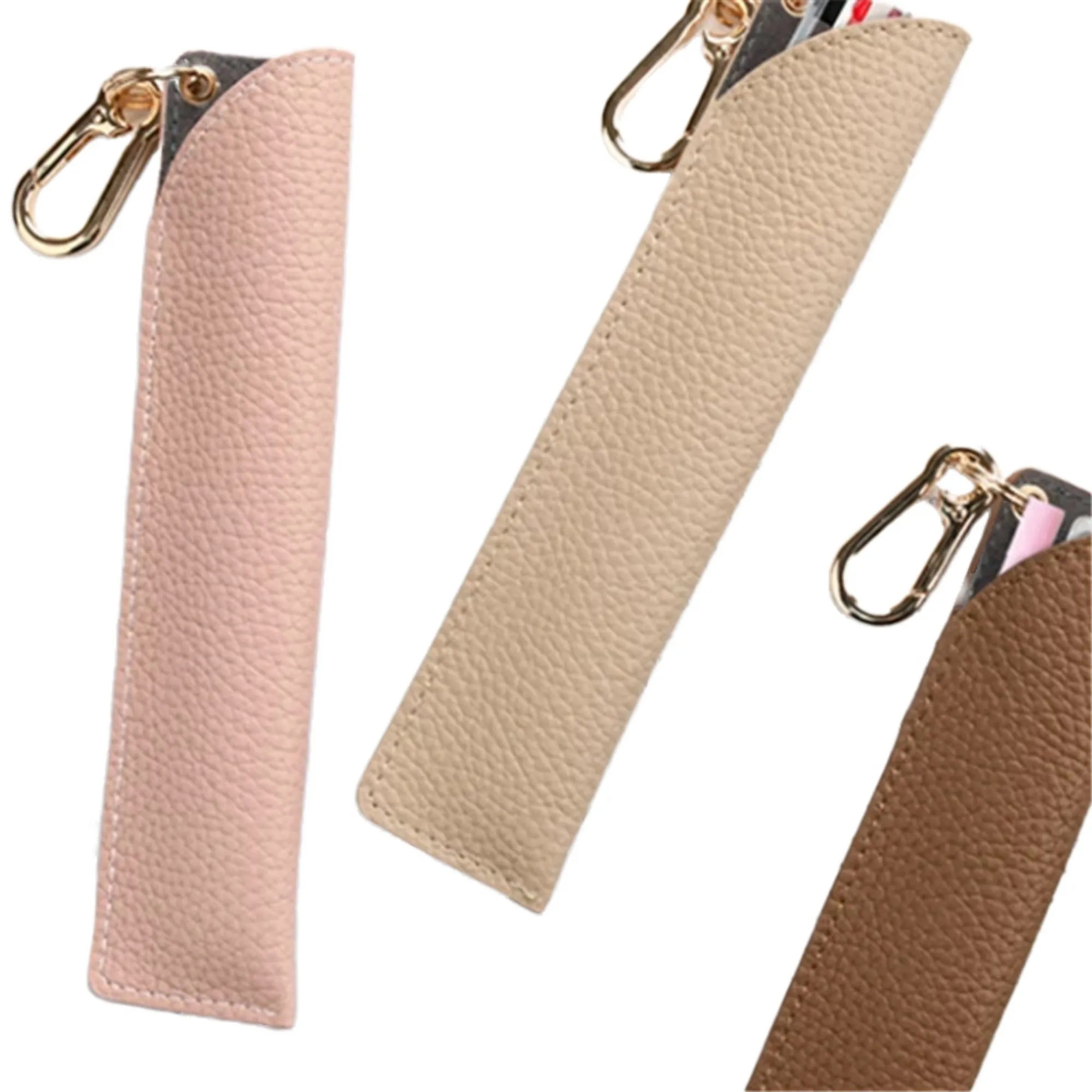 Leather Pencil Case With Keychain 5