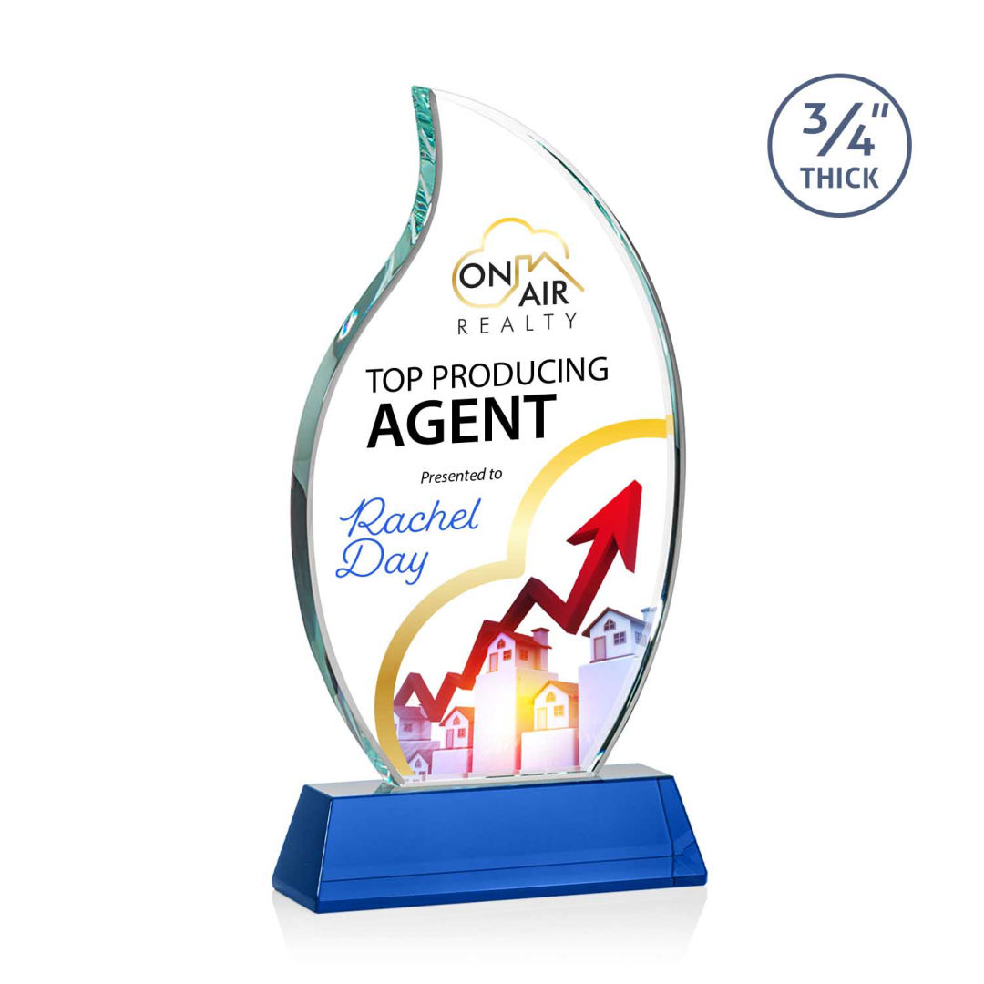 Croydon VividPrint™ Award on Newhaven Base - Blue 11