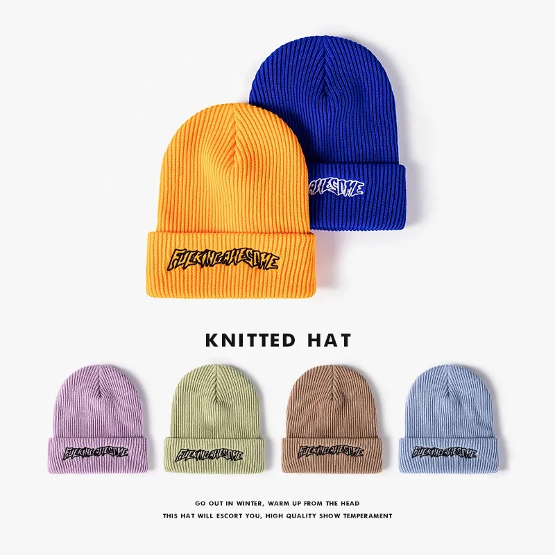 Knit Winter Beanie Hat 2