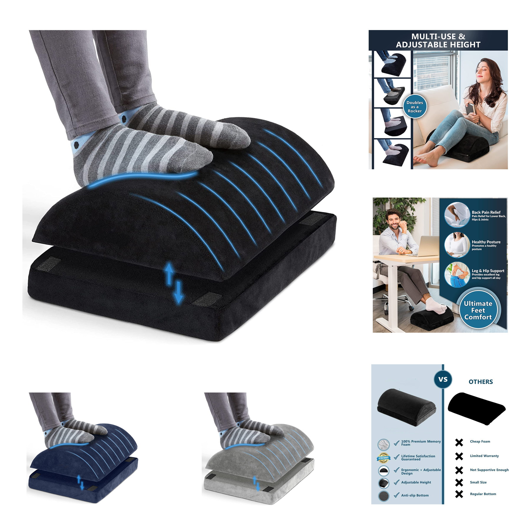 Memory Foam Foot Rest 1
