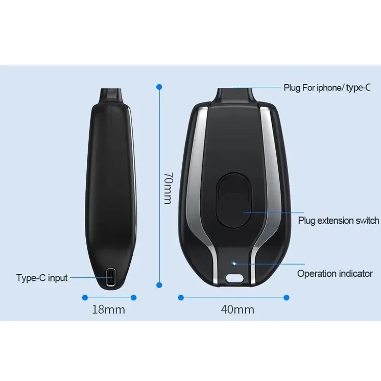 Mini Power Pod with Keychain 8