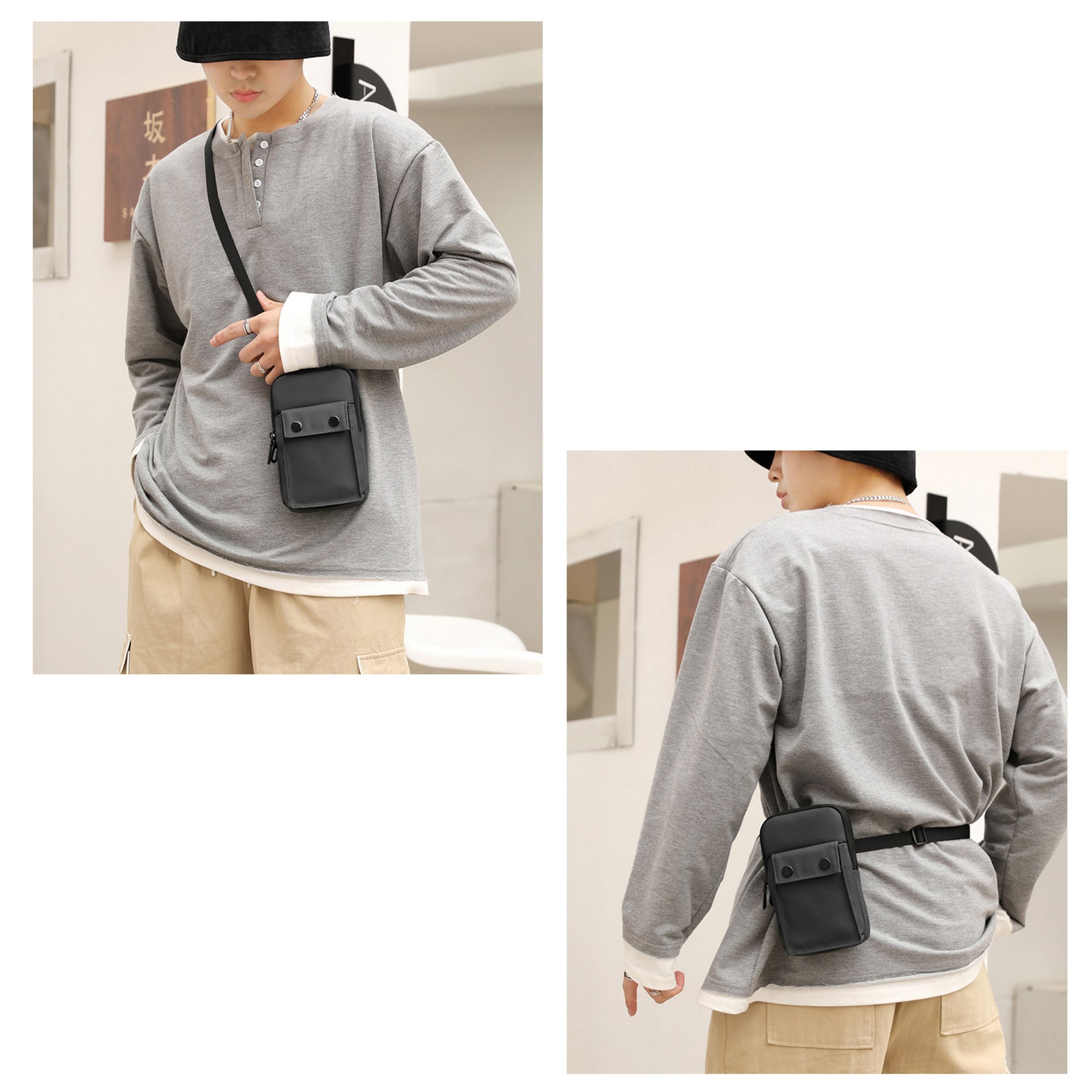 New Material Casual Handsome Crossbody Pocket 6