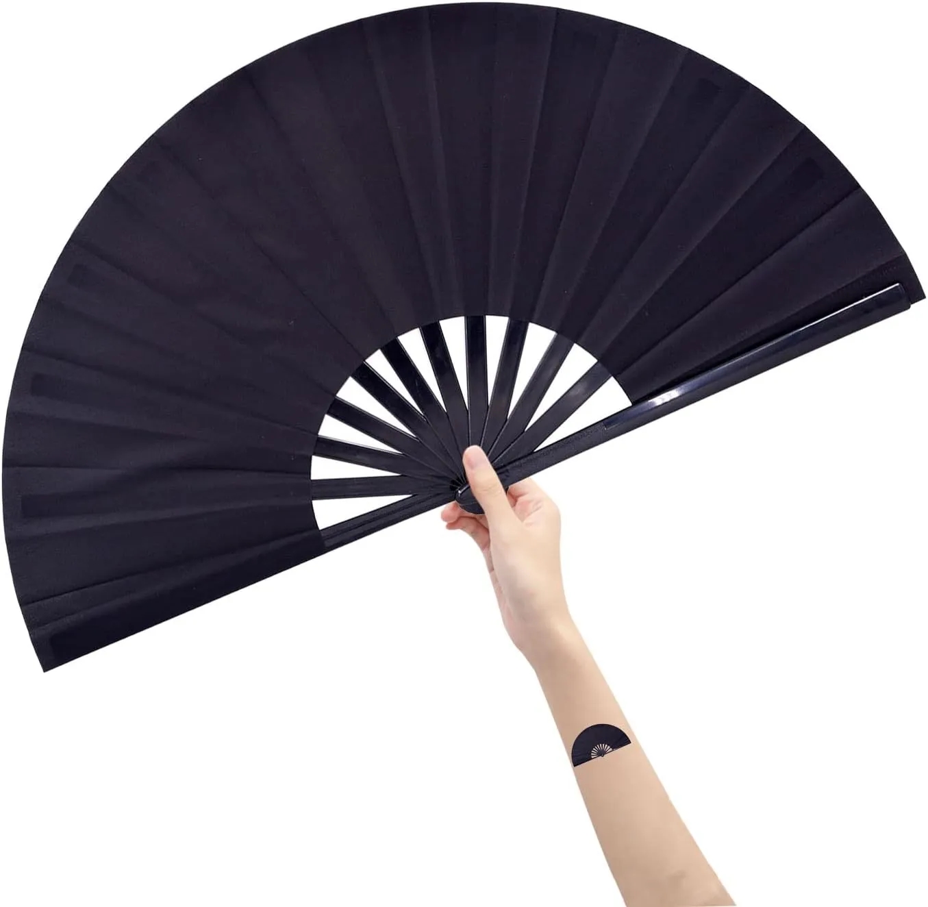 Large Folding Hand Fans 4