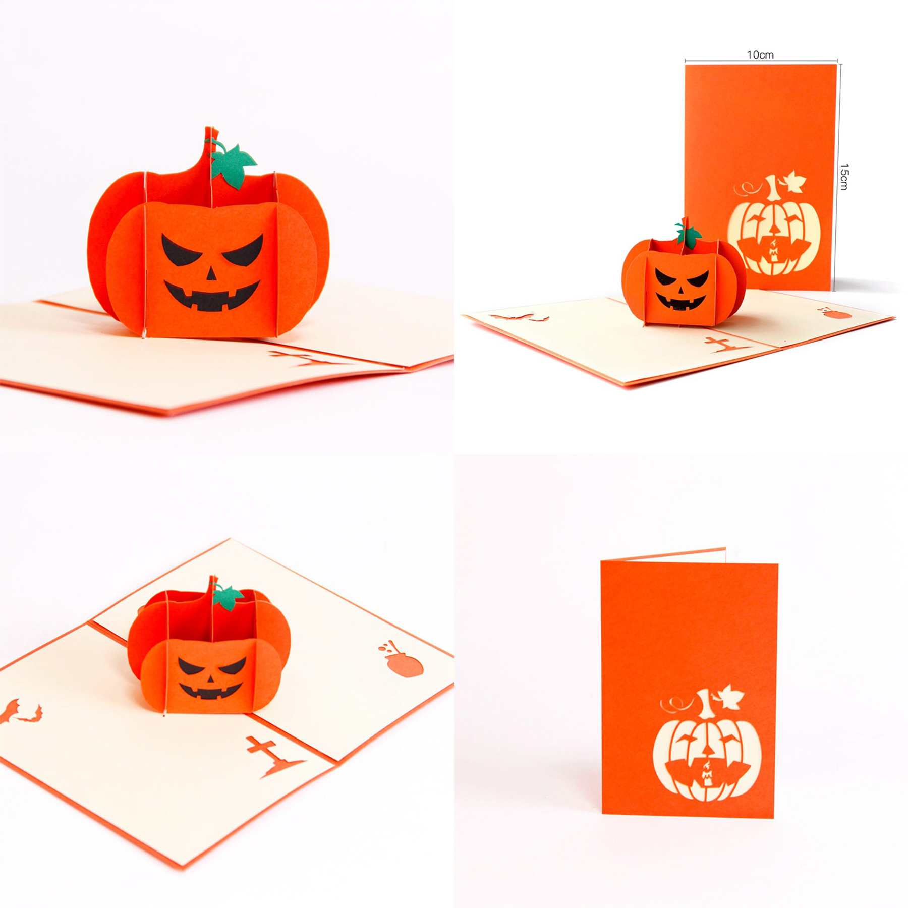 Spooky Halloween Pumpkin 3D Pop Up Card 2