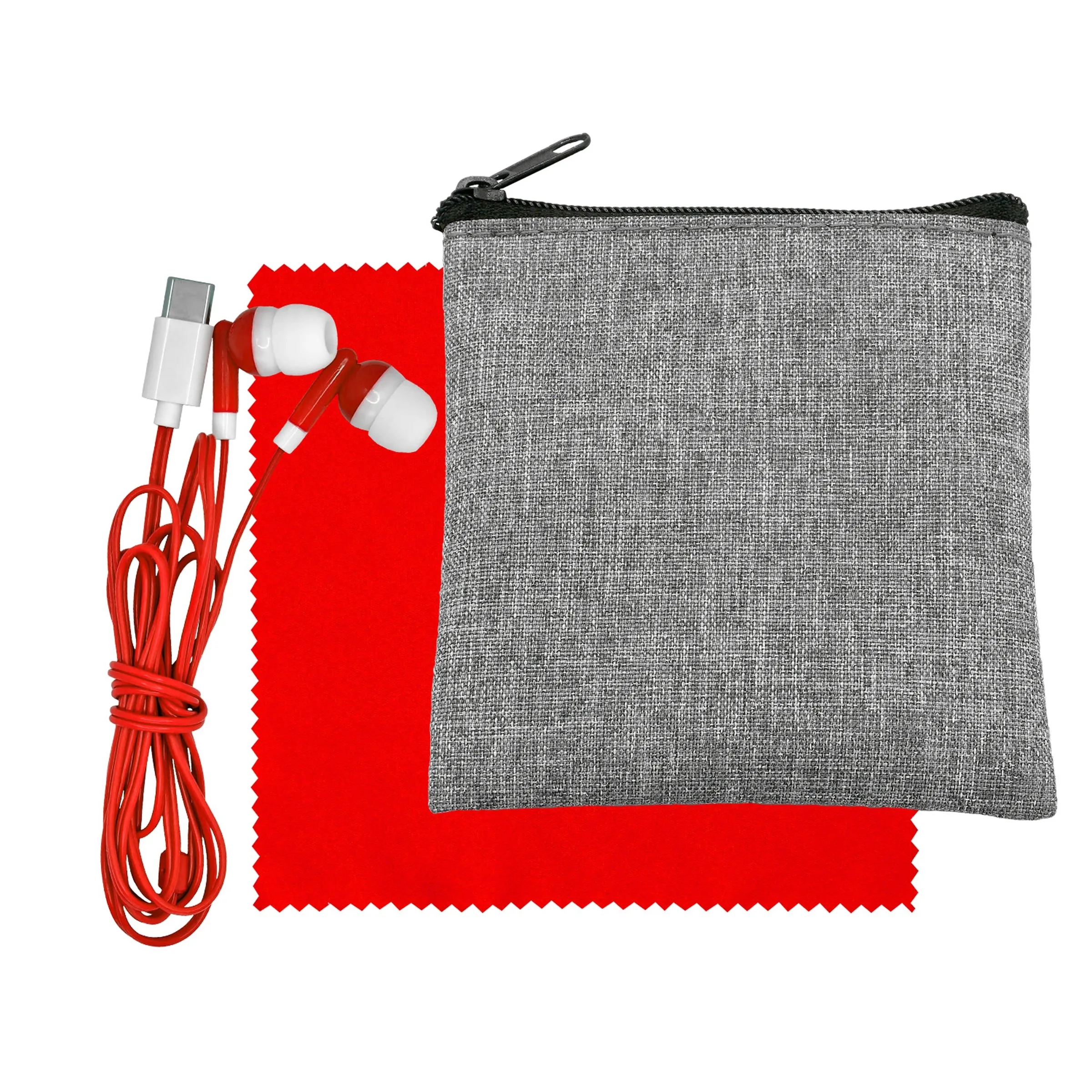 Recycled Cloth & Colorful Type C Ear Buds 13