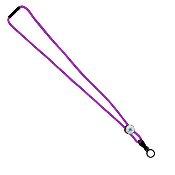 3/16" Nylon Cord Lanyard with Snap-Buckle Release, Standard O-Ring & Slider 158