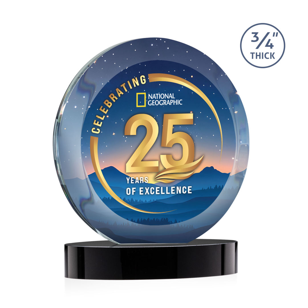 Gibralter Vividprint™ Award on Alberton Base - Black 2