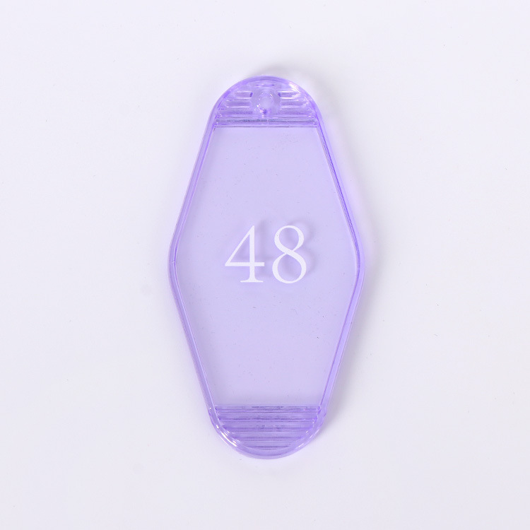 Motel Key Tag W/ Keyring 12