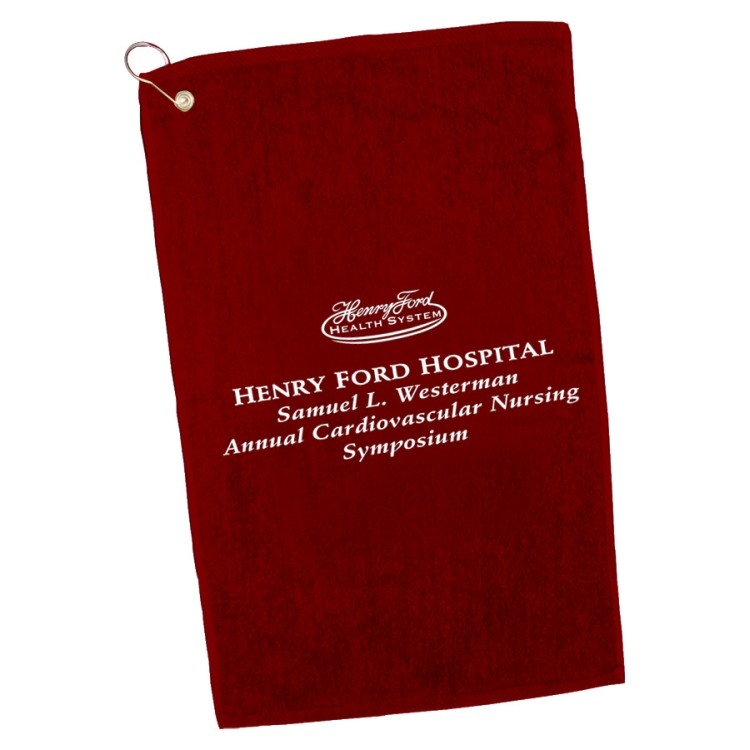 Colored Hand Towel Hemmed 5