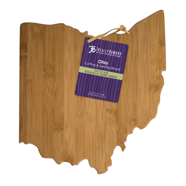U.S. State Shaped Bamboo Cutting and Serving Boards 380