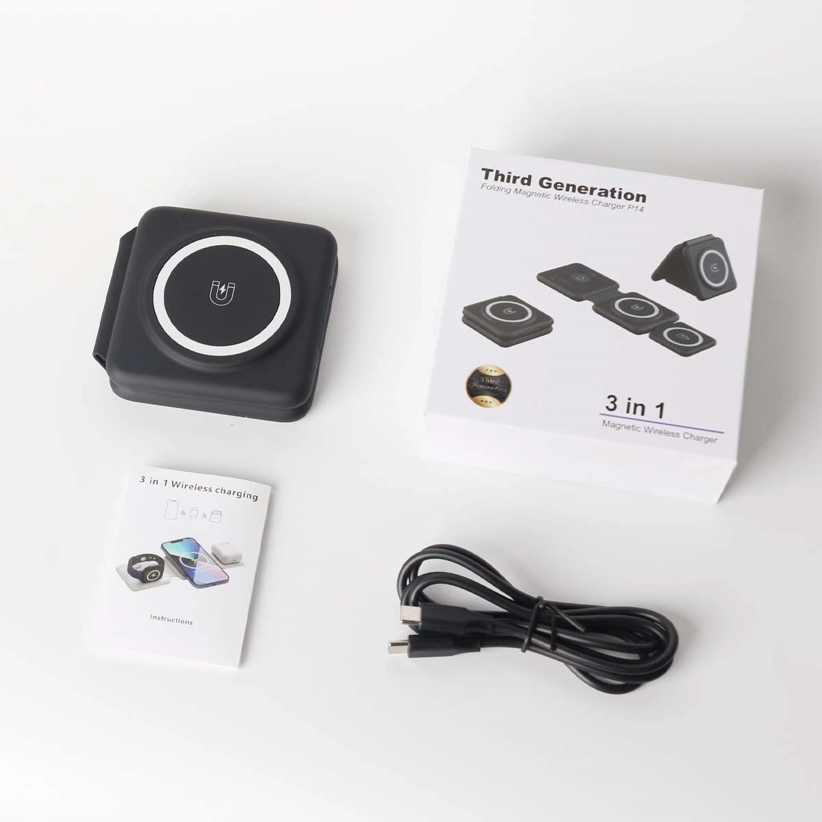 3 in 1 Foldable Magnetic Wireless Charger 3