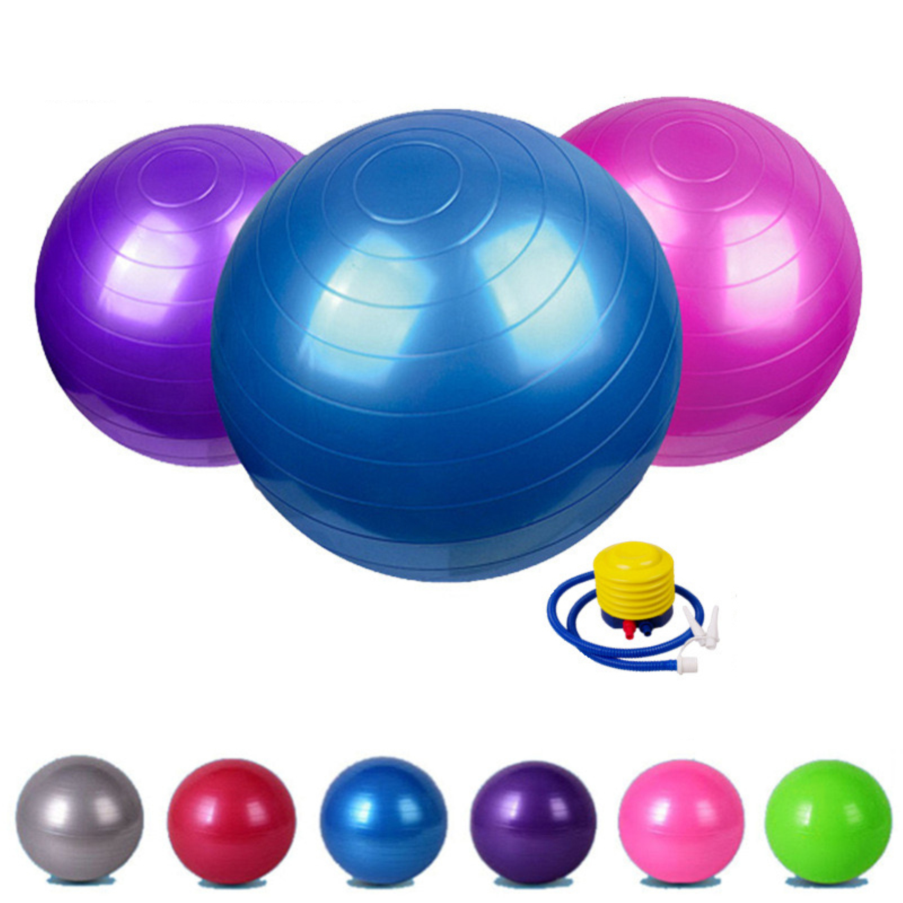 33 1/2" Home Exercise Fitness Yoga Ball 1