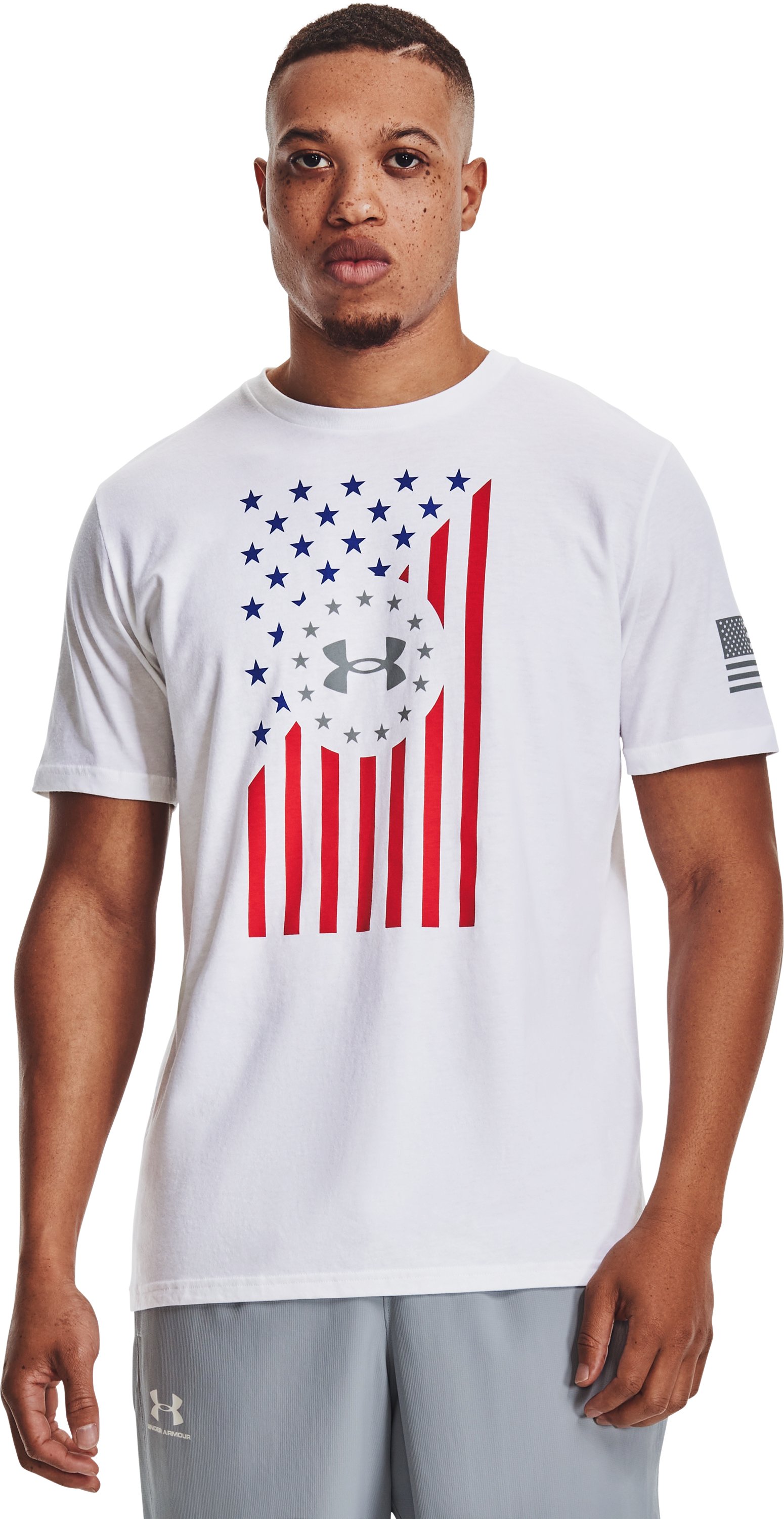 Men's UA Freedom Front Flag T-Shirt  2