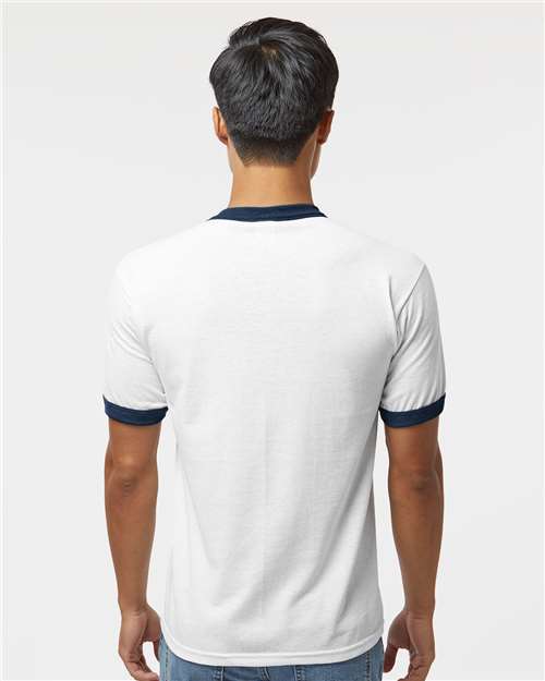 Unisex 50/50 Ringer T-Shirt - 710 100