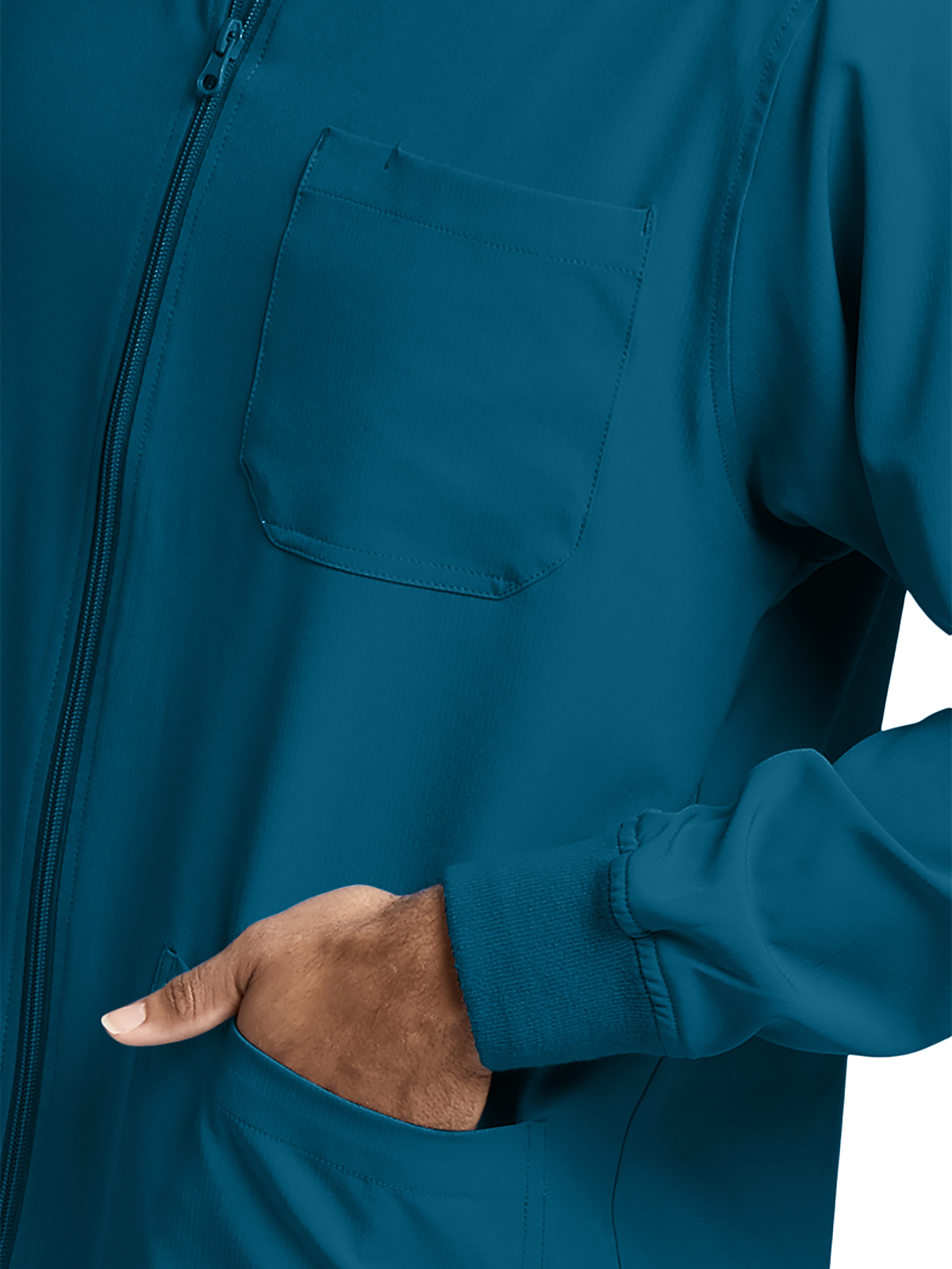 Skechers - Men's Three-Pocket Zip-Up Structure Warm-Up Scrub Jacket 41