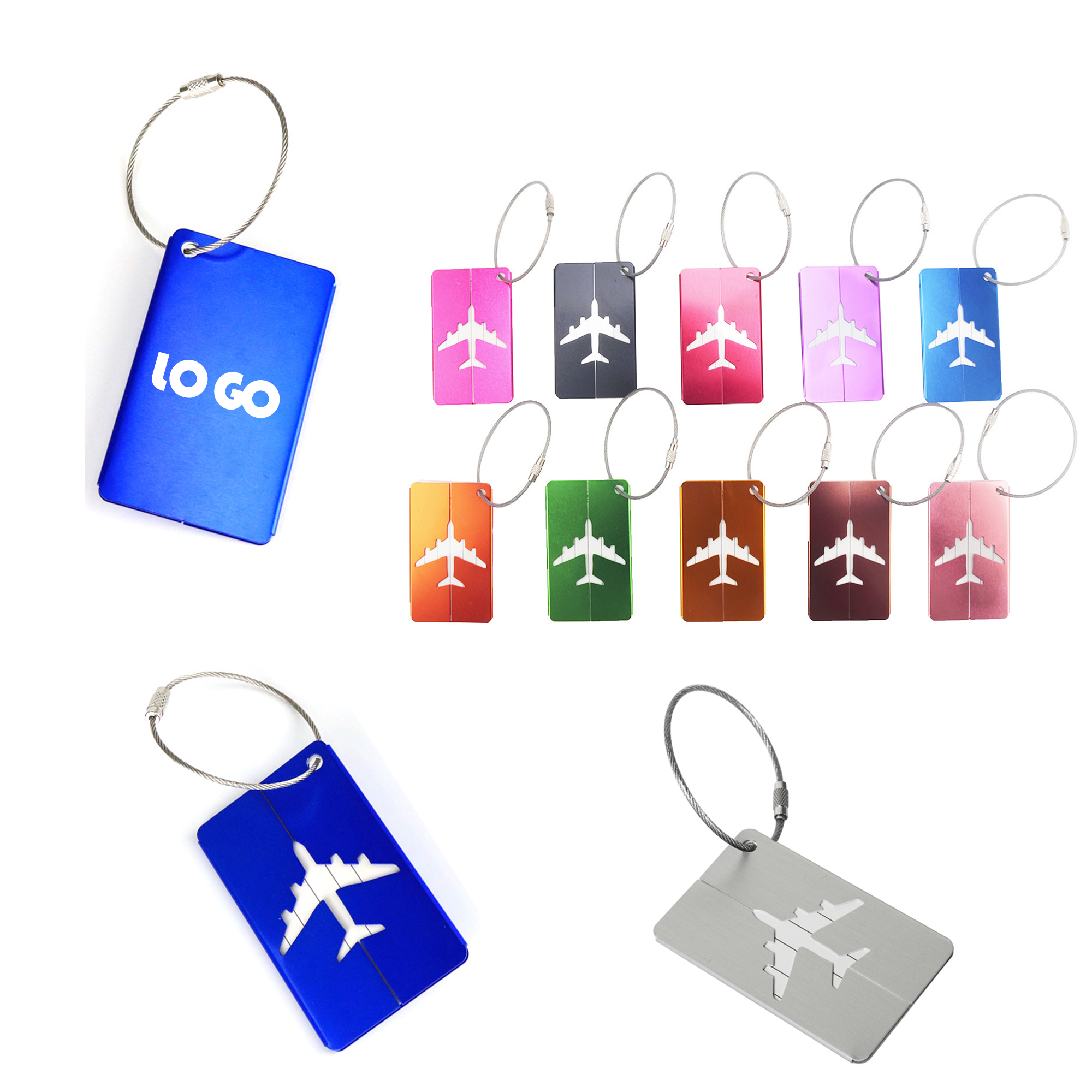 Aluminum Boarding Pass 2