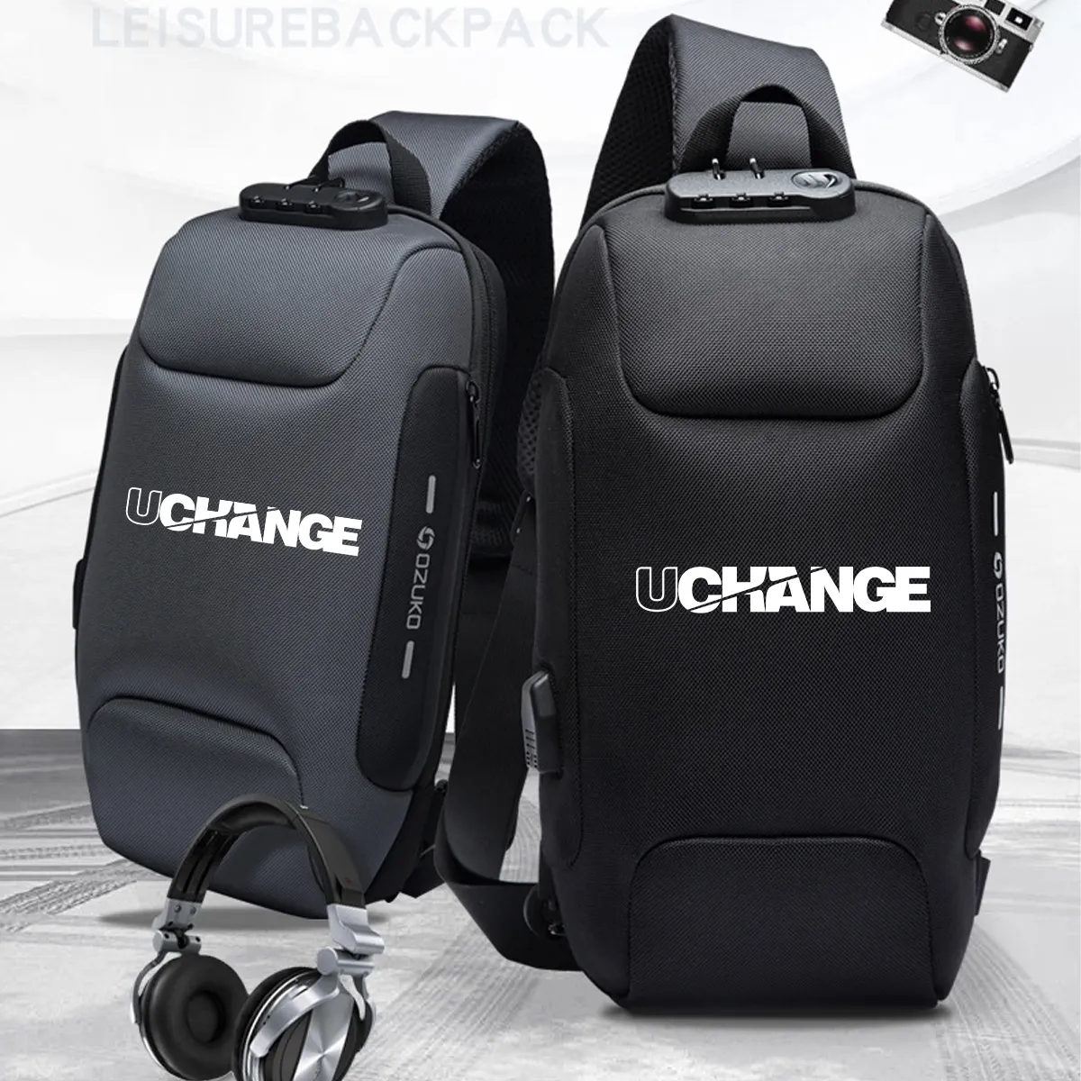 Anti-Theft Sling Bag With USB Charging Port 5