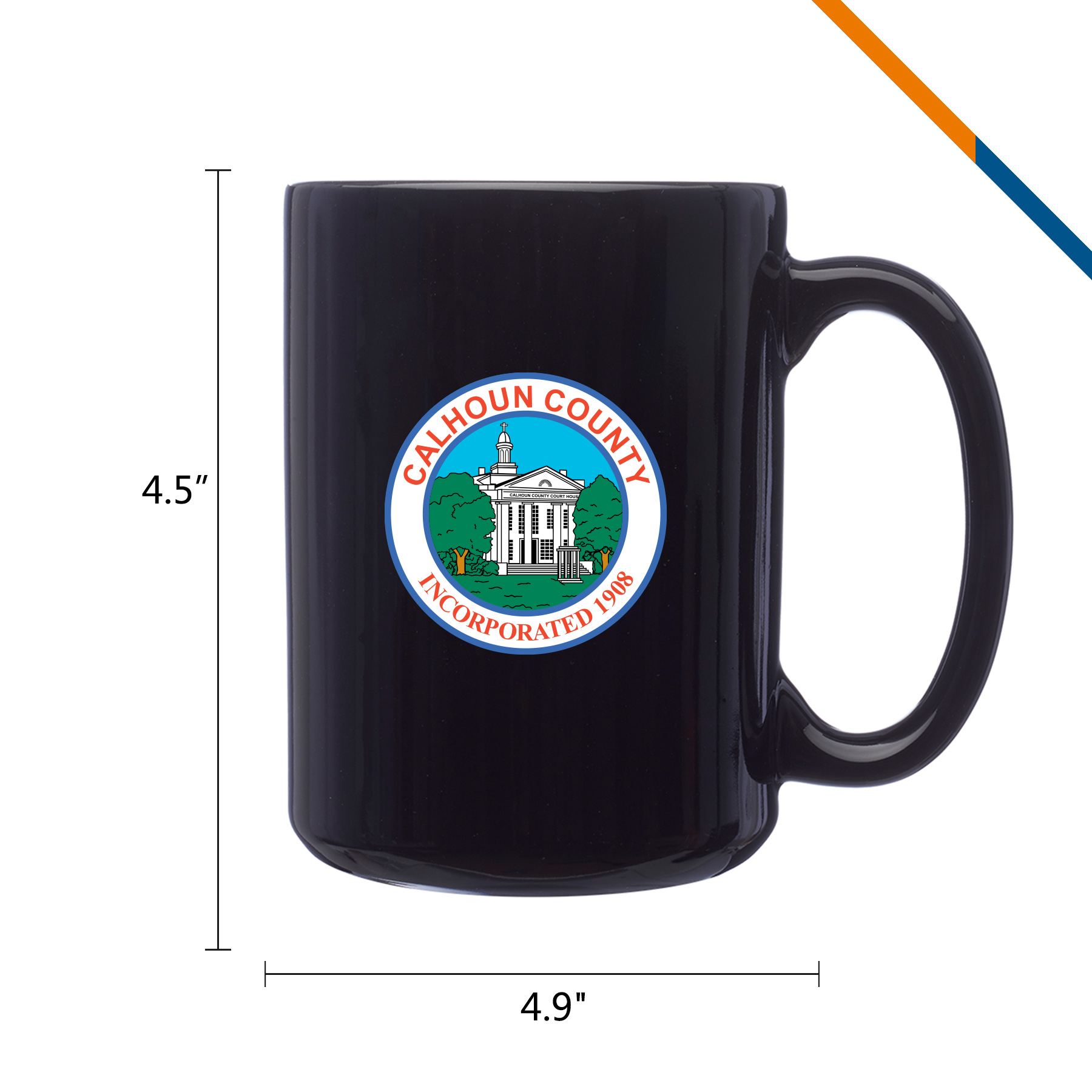 Lustar Ceramic Mug - 15 OZ. 3