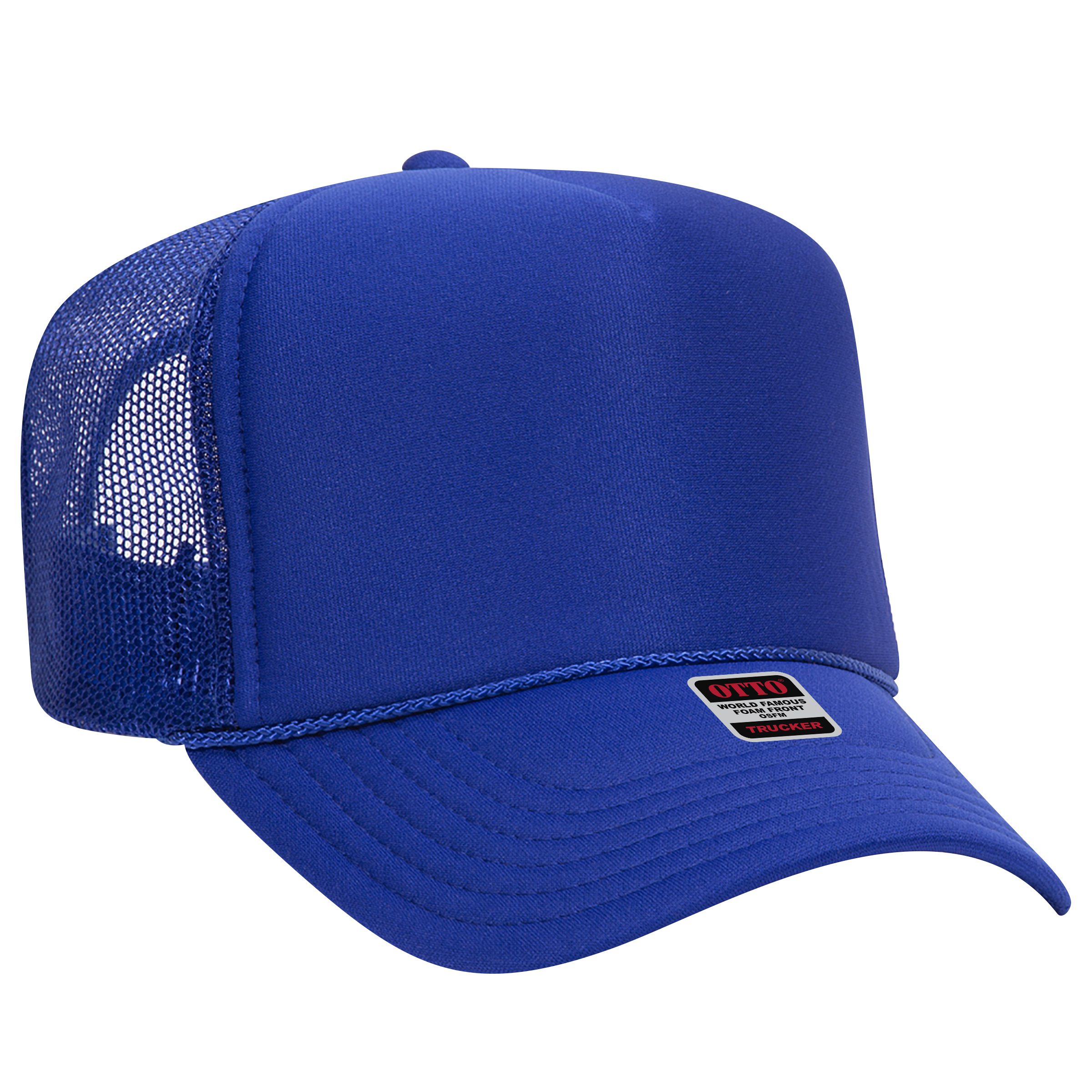 OTTO CAP® 5 Panel High Crown Mesh Back Trucker Hat 23