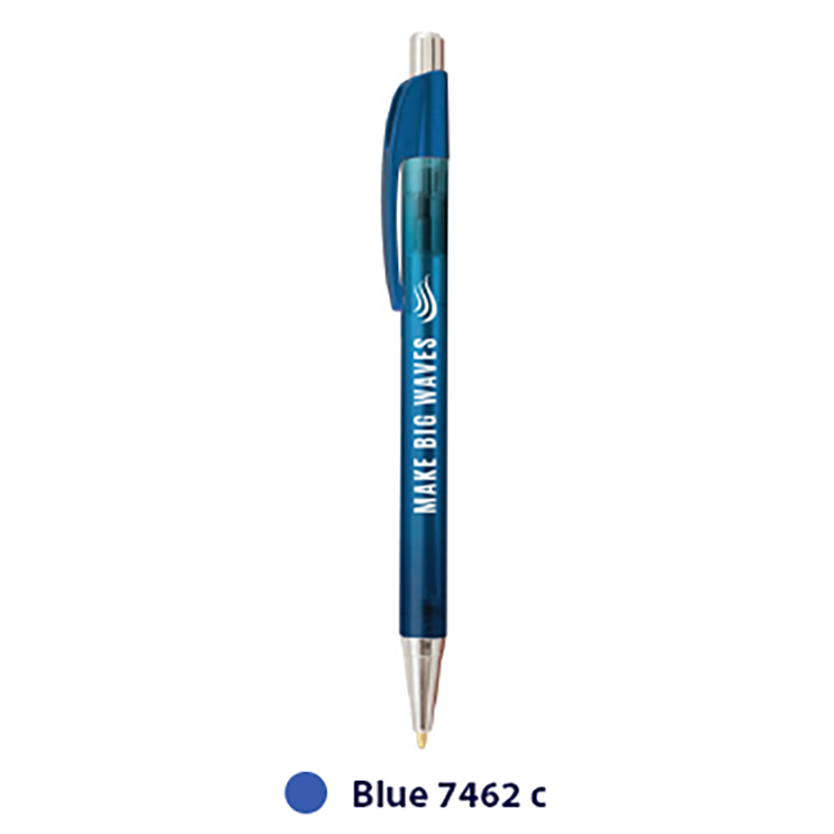 Top Flight Slim Ombre Plastic Pen (Full Color Imprint) 6