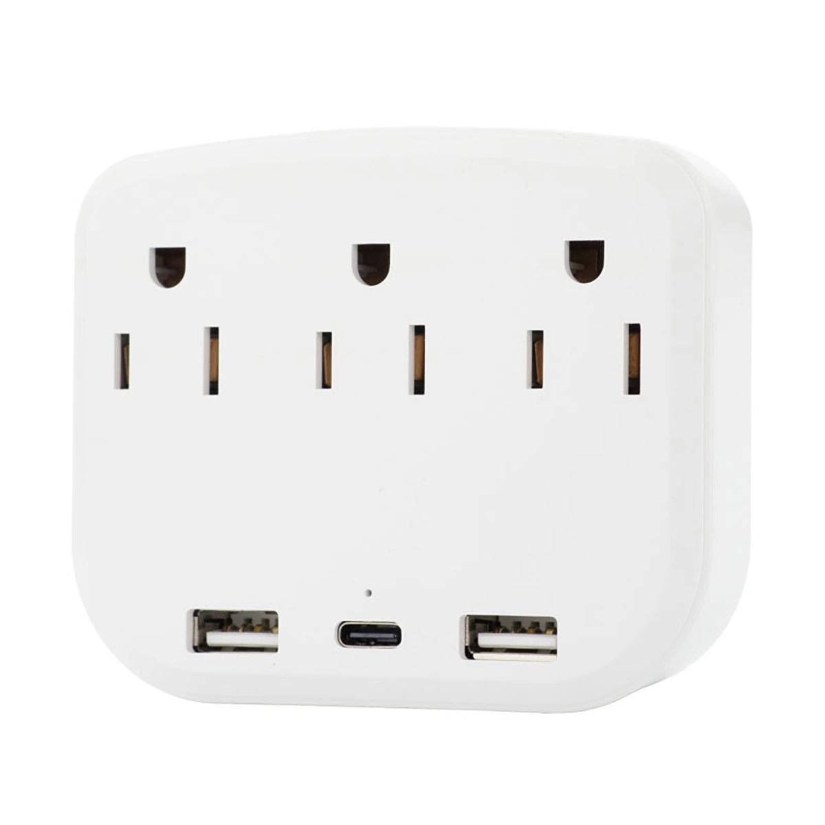 3-Outlet Extender With 3 Usb Power Strip 3