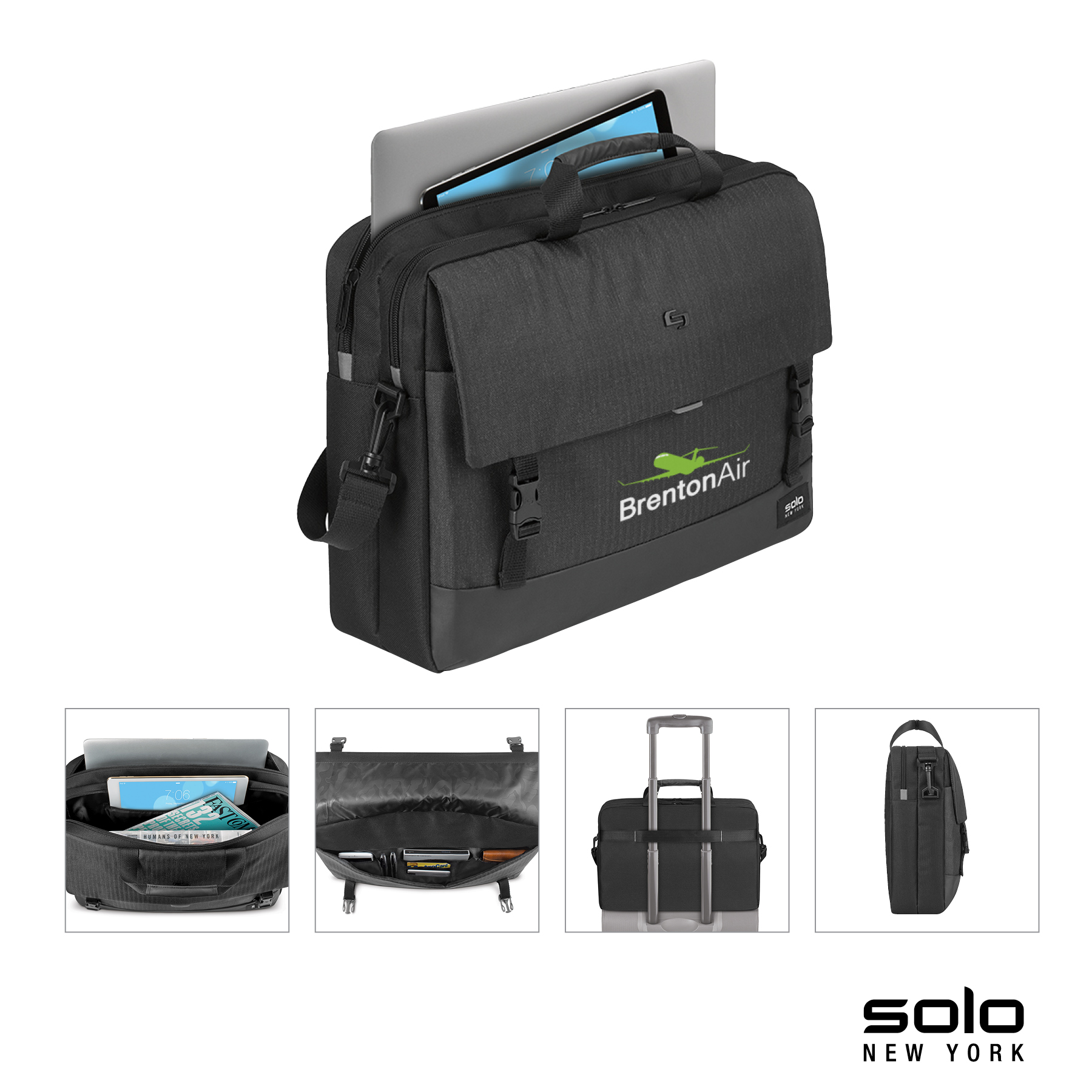 Solo New York Notch Briefcase 13