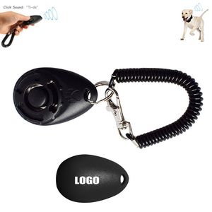 Durable Metal Pet Sound Clicker With Elastic Band 4