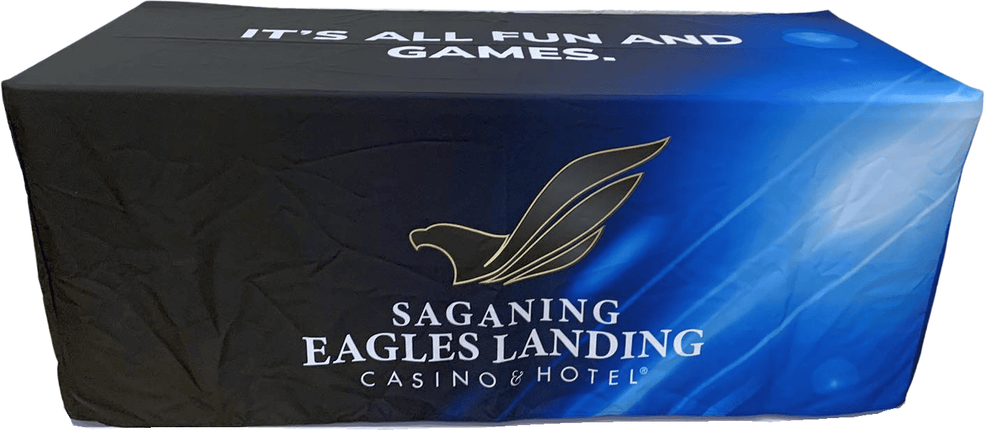 Table Cover - 8ft Fitted - Polyester - Custom Printed 3