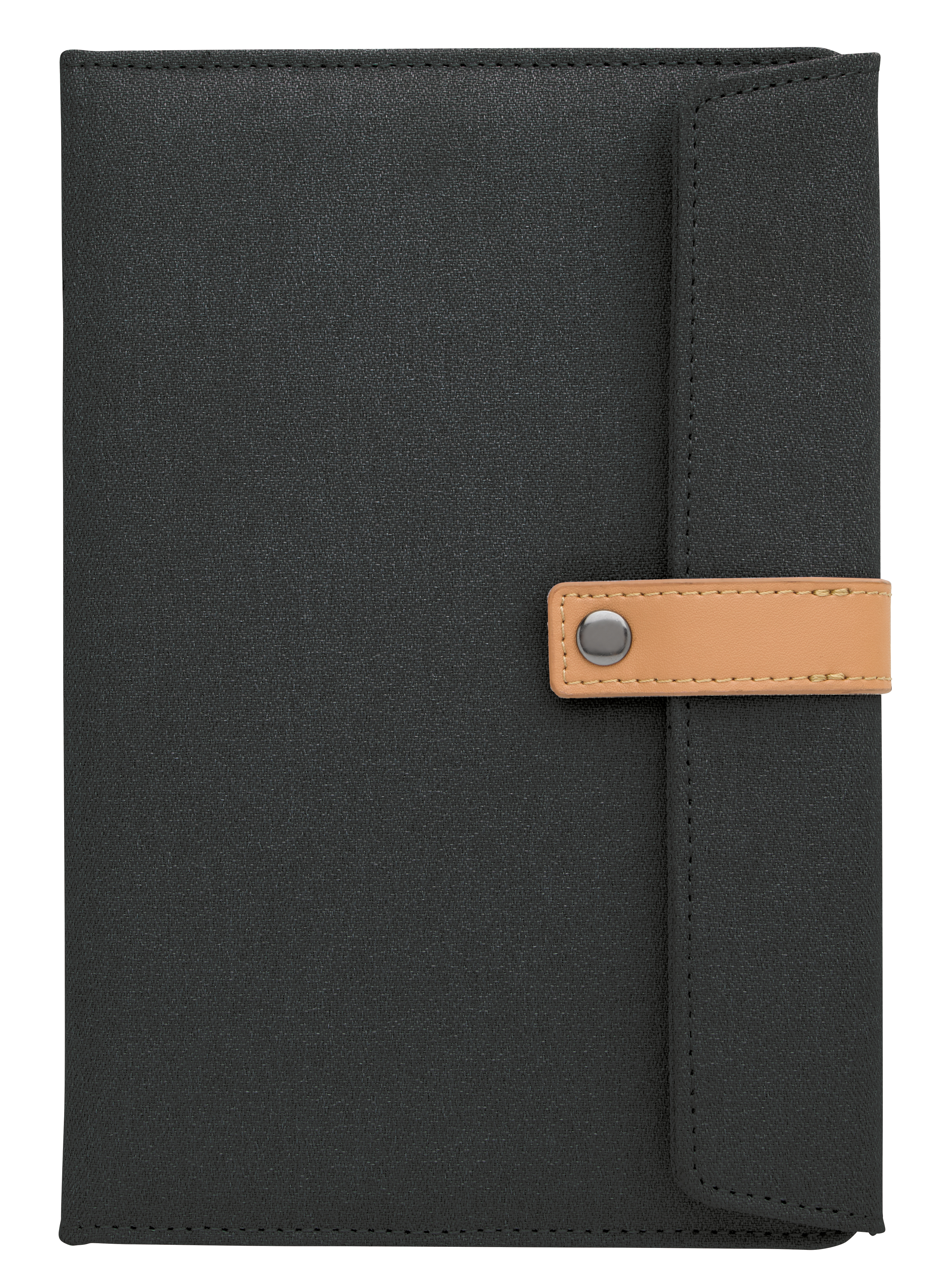 Good Value™ Two-Tone Journal with Leather Closure 12