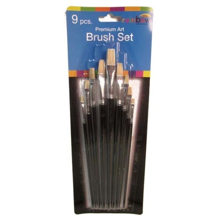 Oil Paint Brush Sets - 9 Pack 2