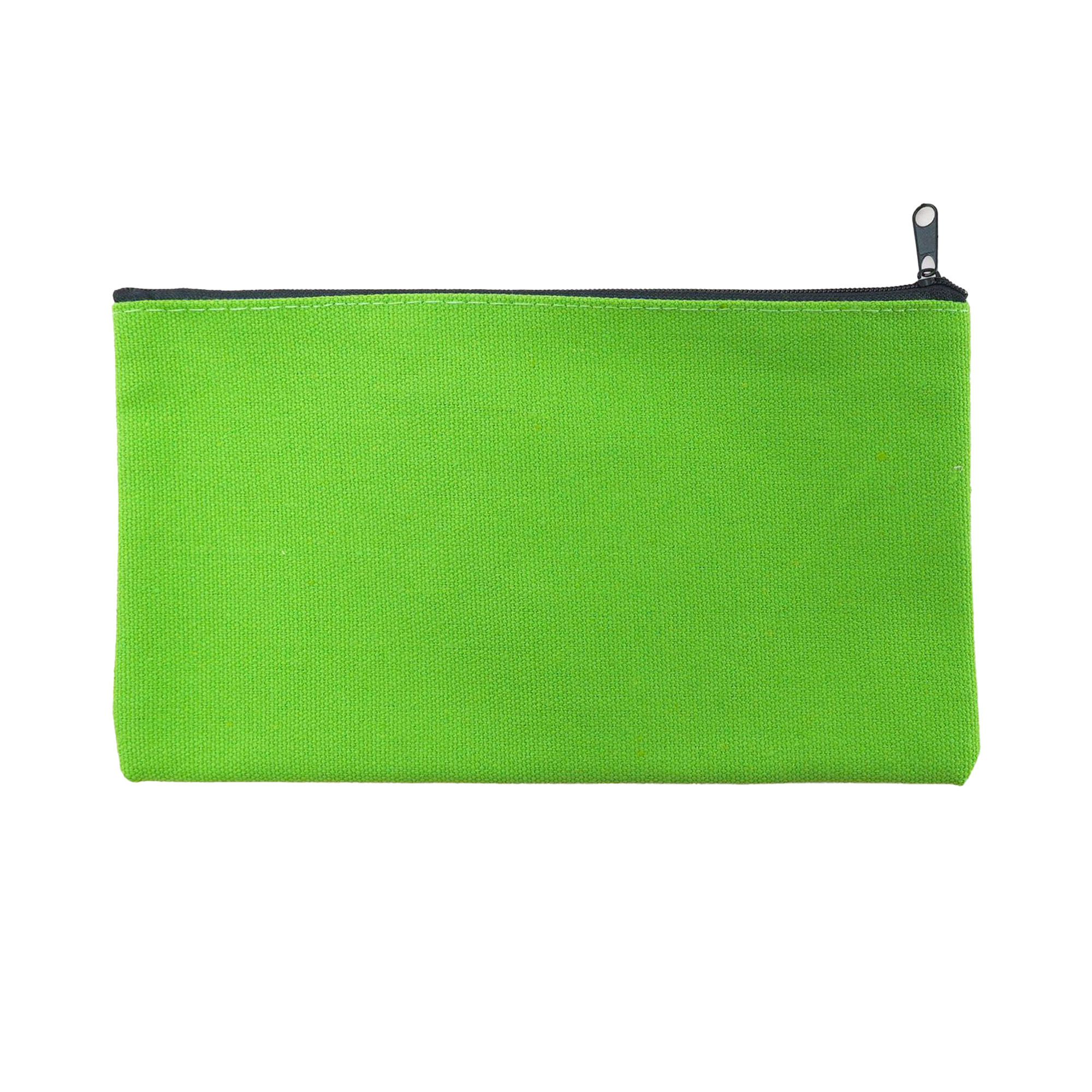 7.9" x 4.7" Canvas Zipper Pouch Pencil Makeup Coin Bag 4