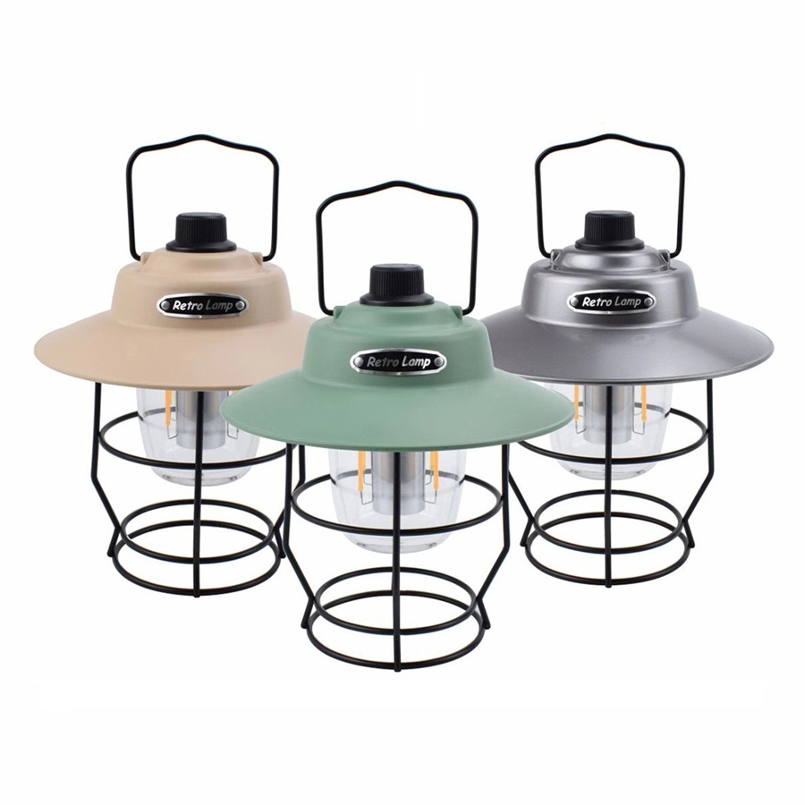 Retro Outdoor Camping Light & Picnic Lantern with Power Bank 9