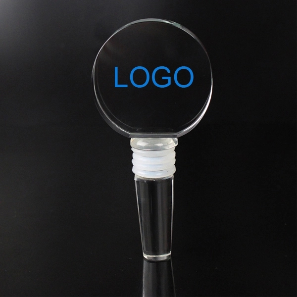 3D Crystal Circle Bottle Stopper 3