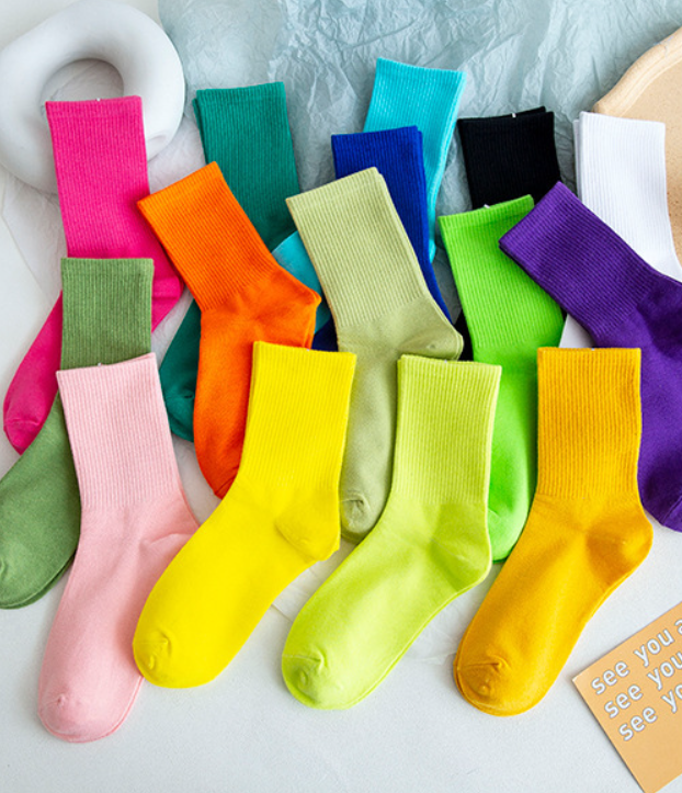 Cotton Socks Assorted Colors 5