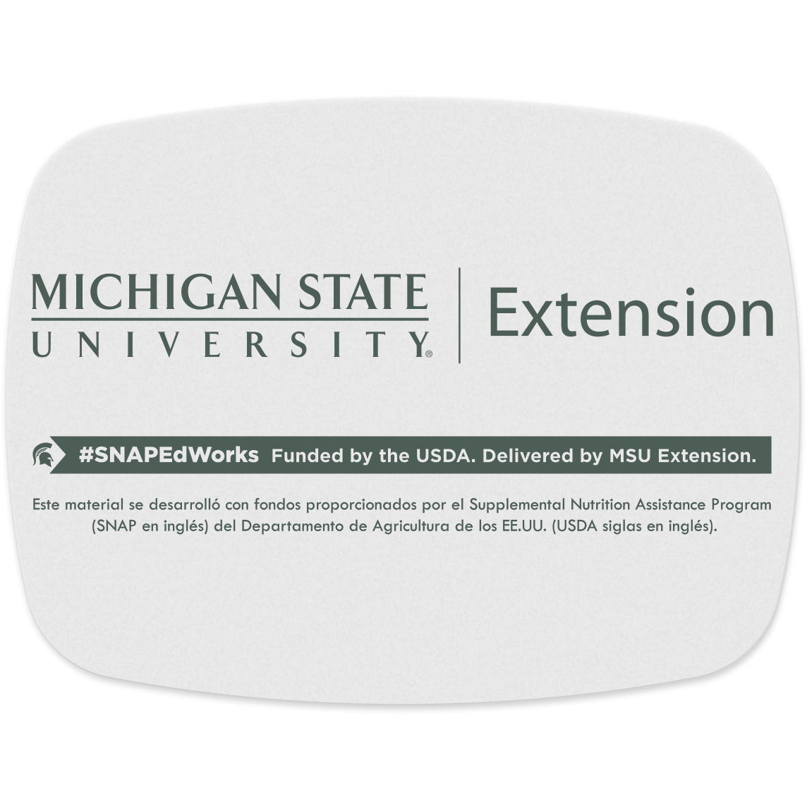 The Bar Buddy is a Flexible Cutting Board .030 clear plastic (5.75" x 7.5") Sub-Surface Spot Colour