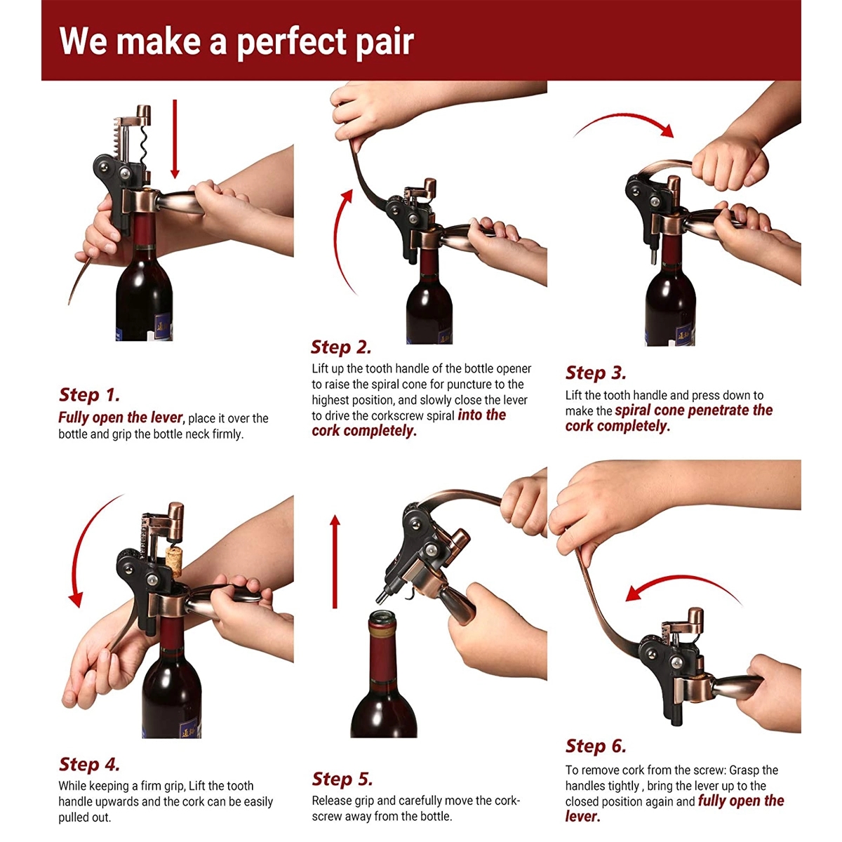 9 Pcs Wine Bottle Opener Corkscrew Set 4