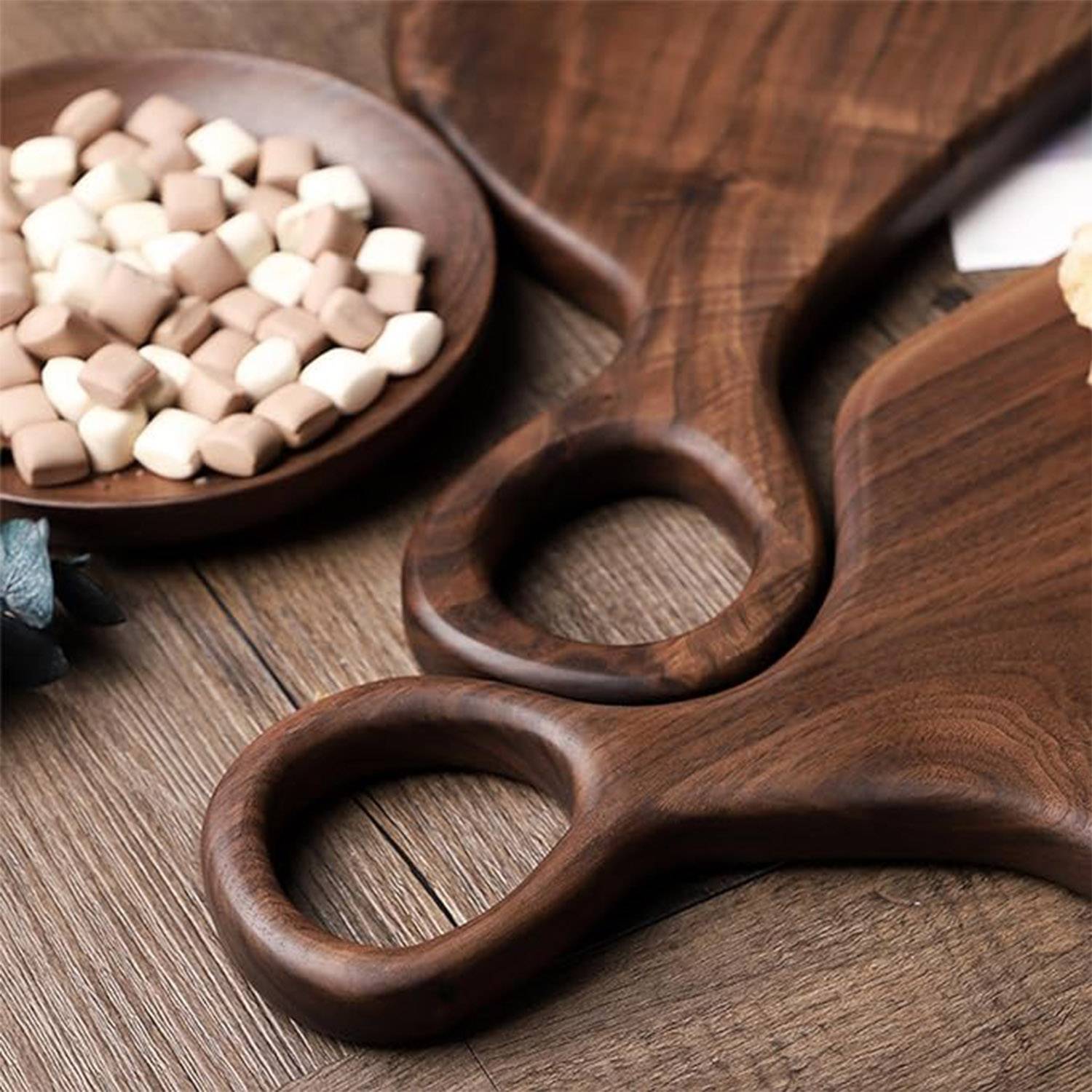 Black Walnut Solid Chopping Boards Wood Tray 7