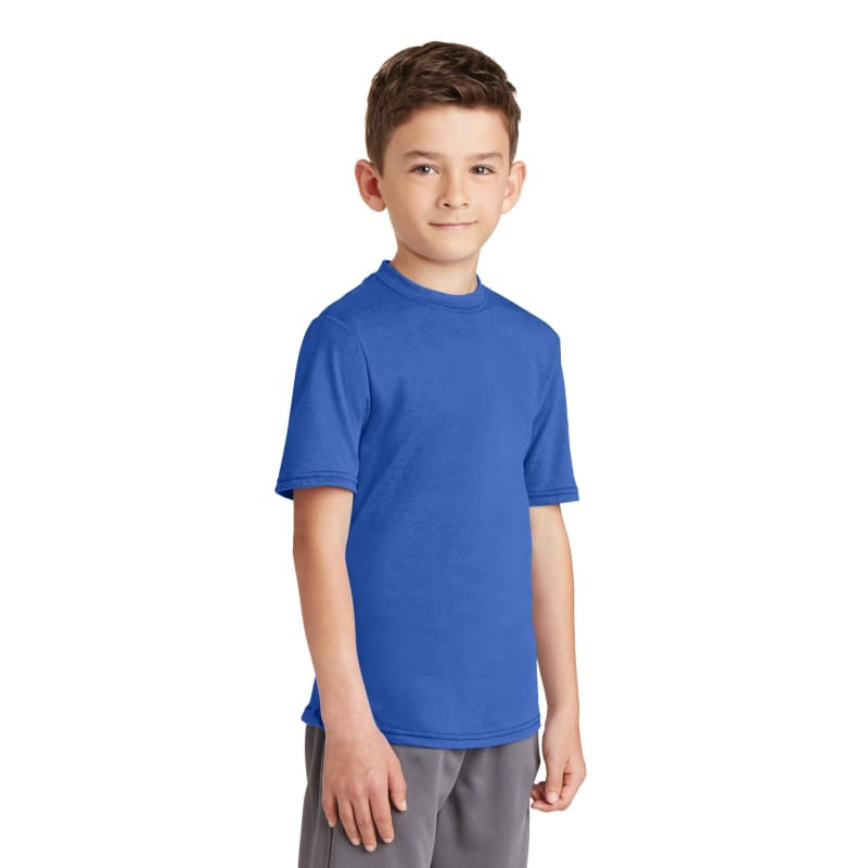 Port & Company Youth Performance Blend Tee. 37