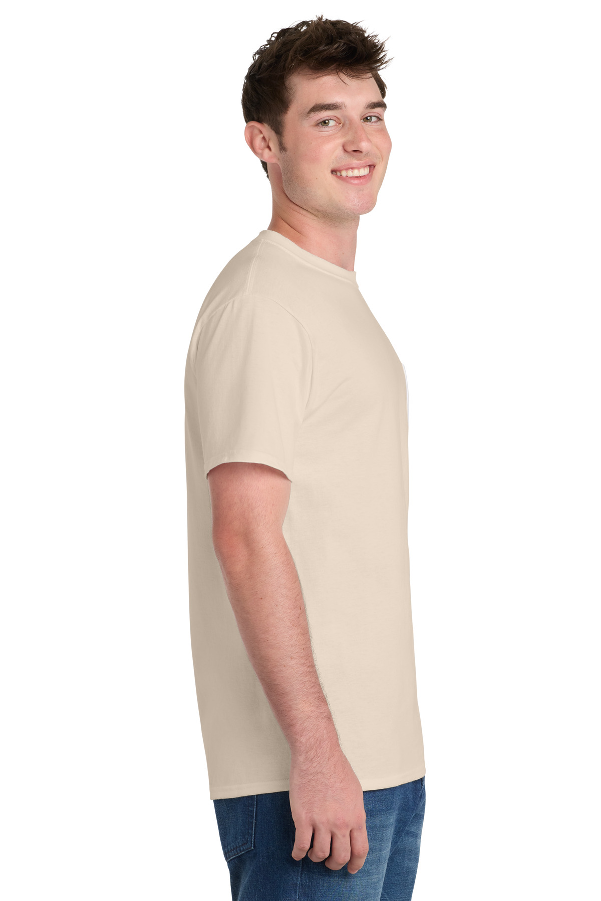 Port & Co Tall Essential Pocket Tee. PC61PT 105