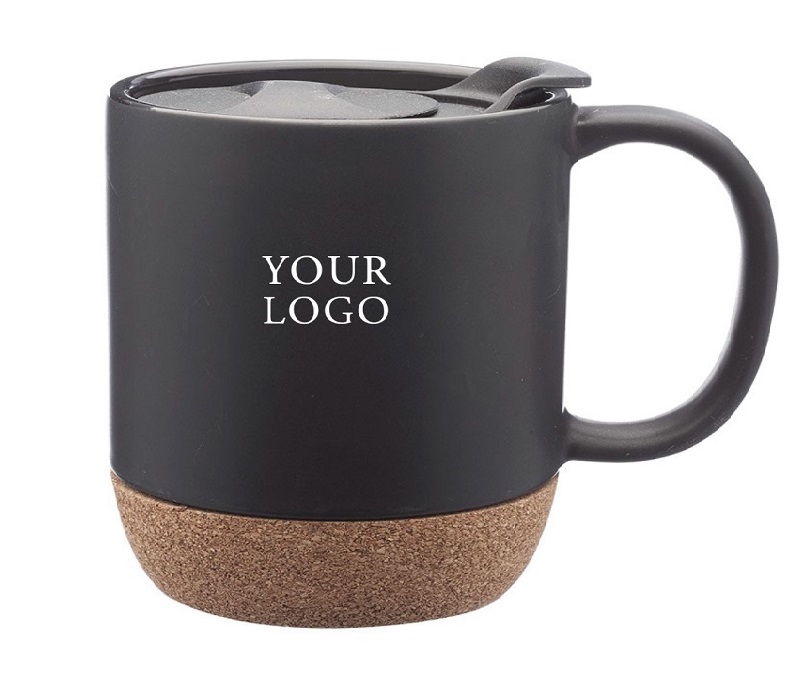 Cork-Wrapped Bottom Stoneware Mug, 13 oz. 5