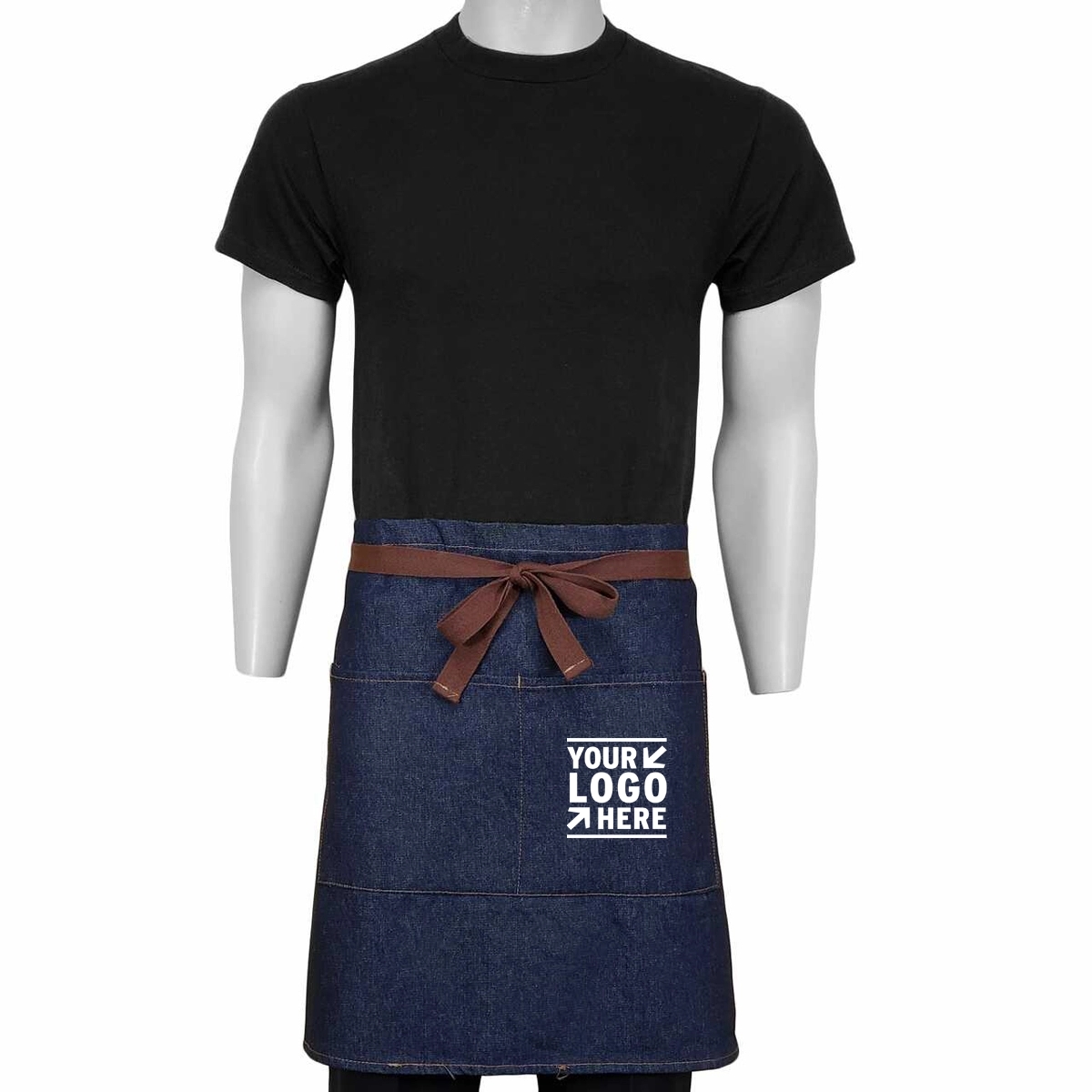 Denim Half Bistro Apron 5
