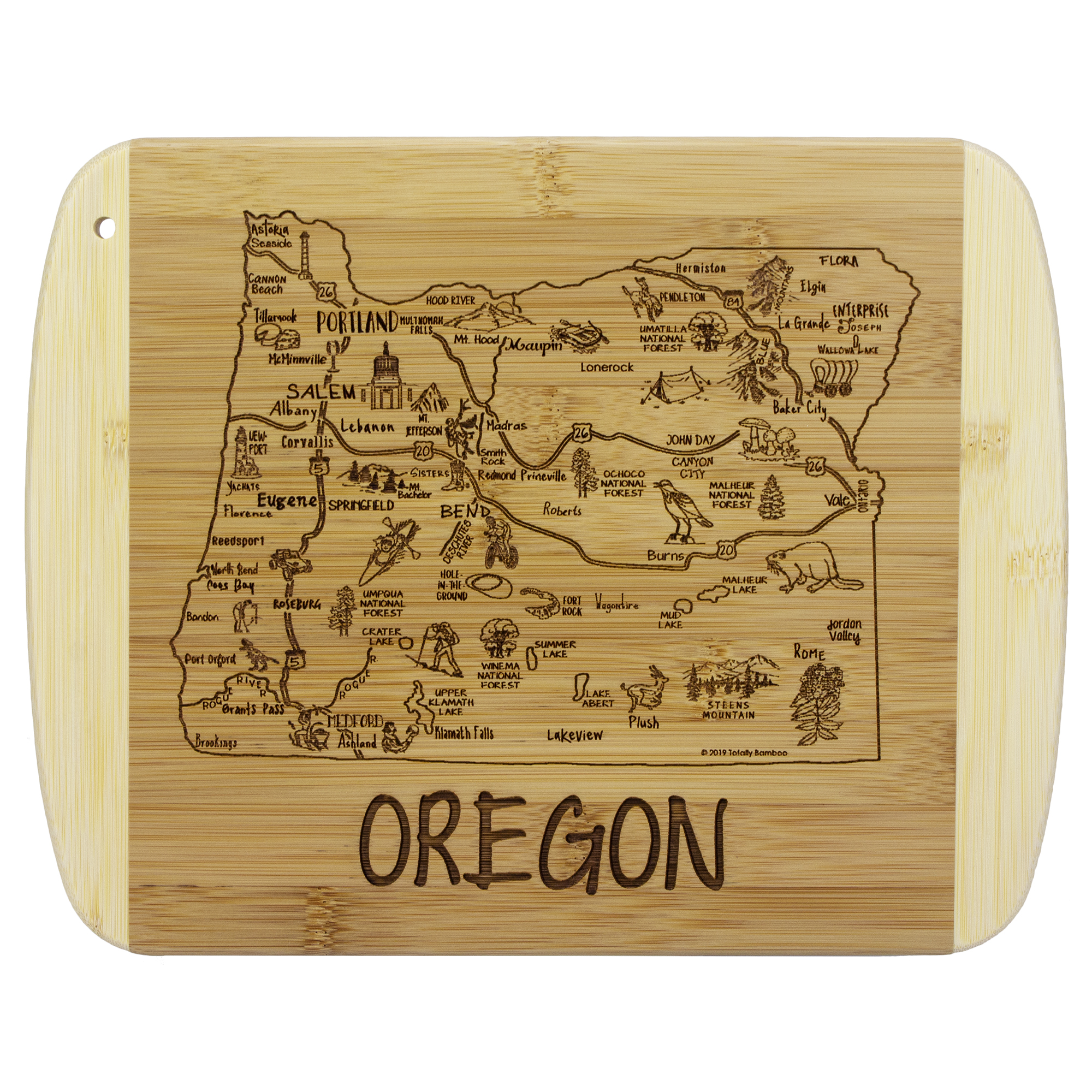 A Slice of Life Oregon Serving & Cutting Board 9